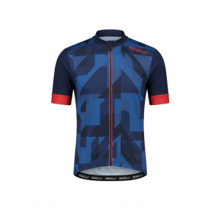 Maillot Corto Rogelli SS Brisk Rojo/Azul